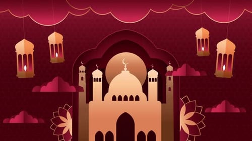 Eid Al Adha Ramadan Mosque Islamic Background Praying