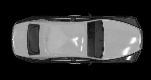 Geschwindigkeitsüberschreitung in Luxusautos — 4K-Alpha-Animation