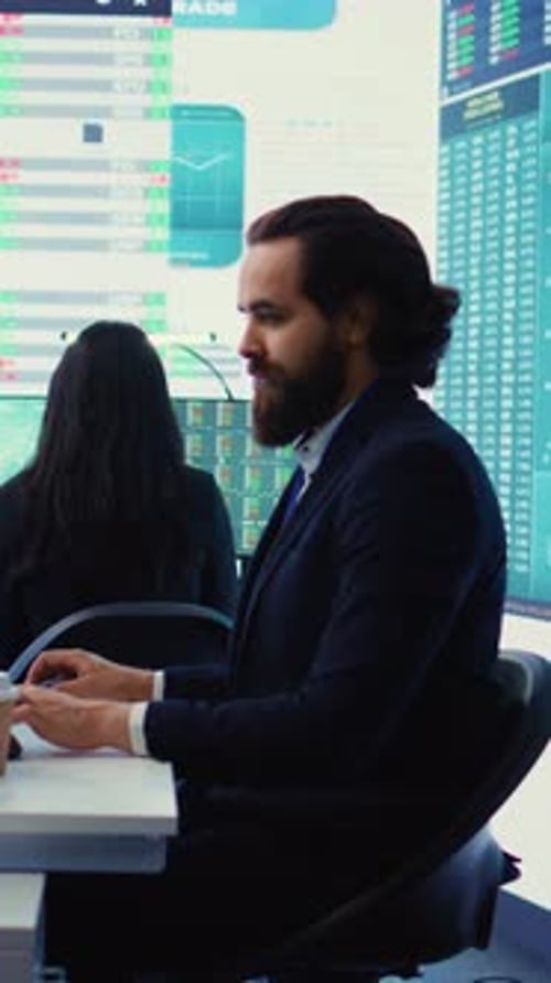 Vertical Video Sales Manager Reviews Financial Reports and Performance Metrics