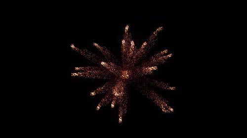 Modern Abstract Particle Burst Transition Effect