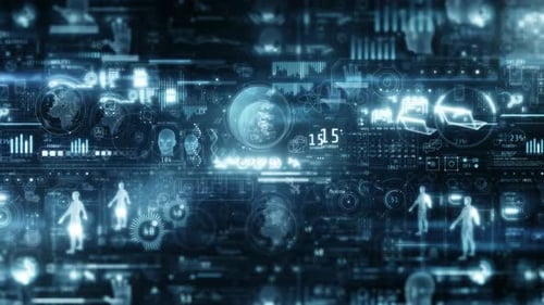 Movement Of A Digital Data Array