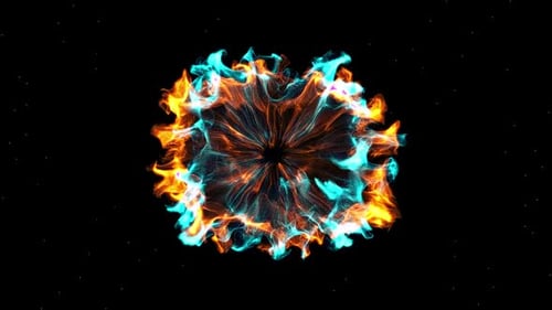 Abstract energy explosion