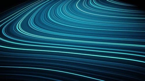 Weave lines. Abstract background. 3d render. Network connection structure.