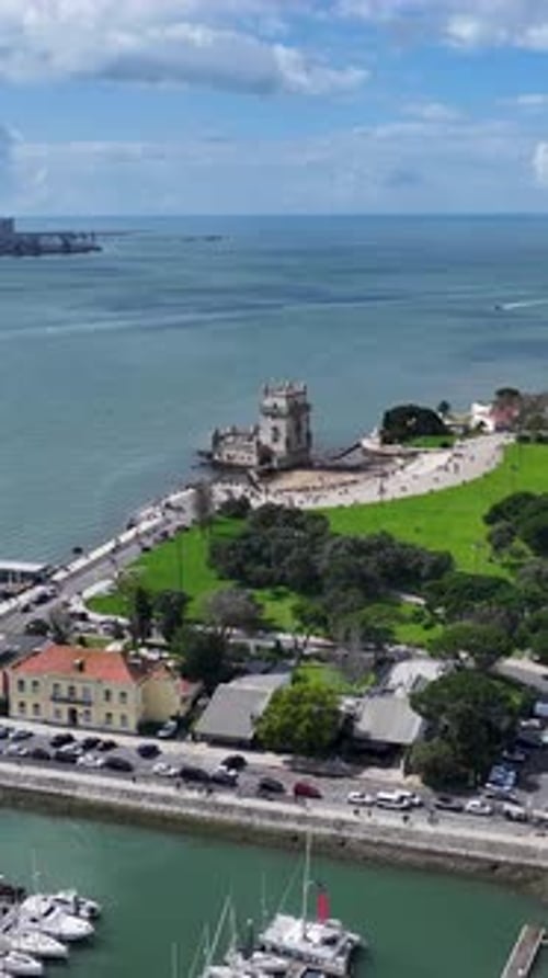 Belem Tower At Lisbon In Lisbon District Portugal.