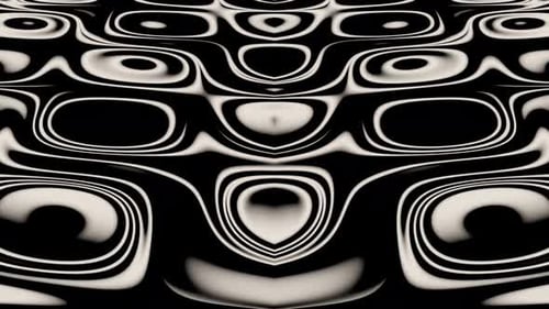 Abstract Organic Flowing Ripple Loop Background Animation