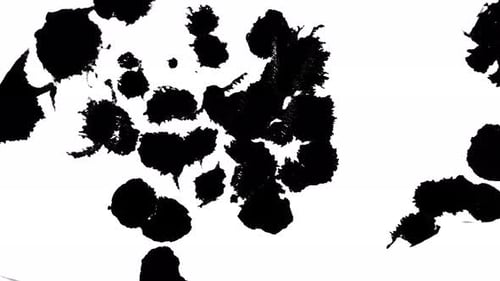 Black Ink Splatter Reveal Transition