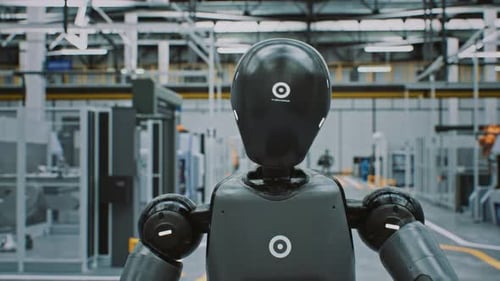 Android Face Robotik und maschinelles Sehen in der Industrie
