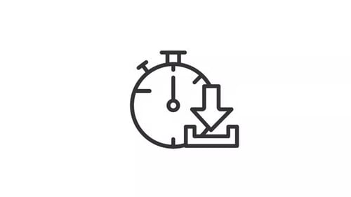Animated Loading Speed Linear Icon