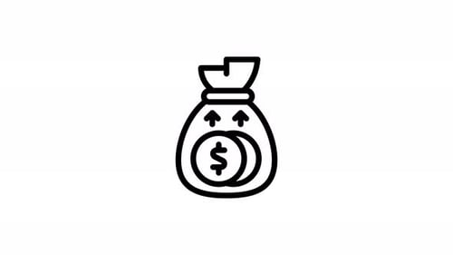 Revenue Income Finance Animated Icon