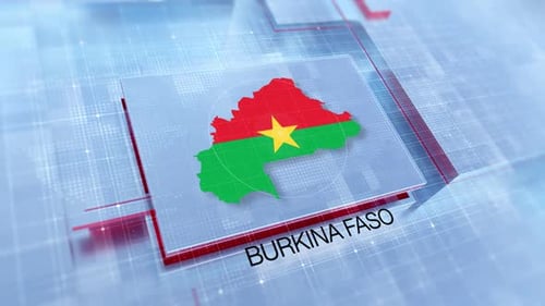 Anzeige der Karte von Burkina Faso