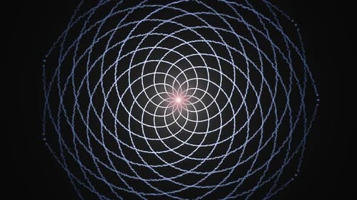 Vortex en spirale de Fibonacci