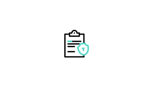 Animated Corporate Security Policy Document Icon