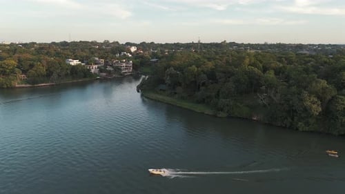 Fleuve Paraná, Misiones, Posadas, Argentine.