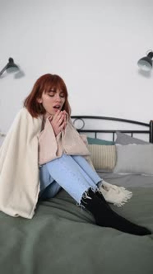 Femme malade