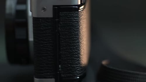 Close Up of Vintage Camera