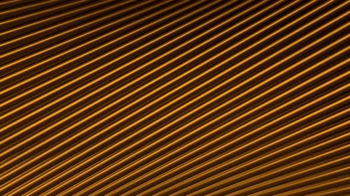 Seamless Loop of Golden Abstract Wavy Lines Background