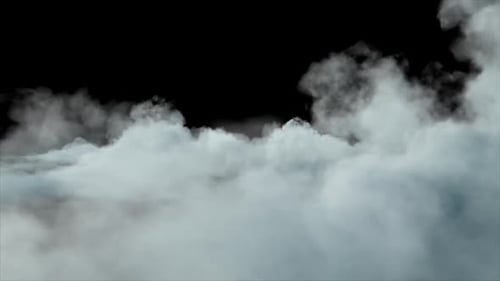 Soft Clouds Animation Transparent Alpha Overlay