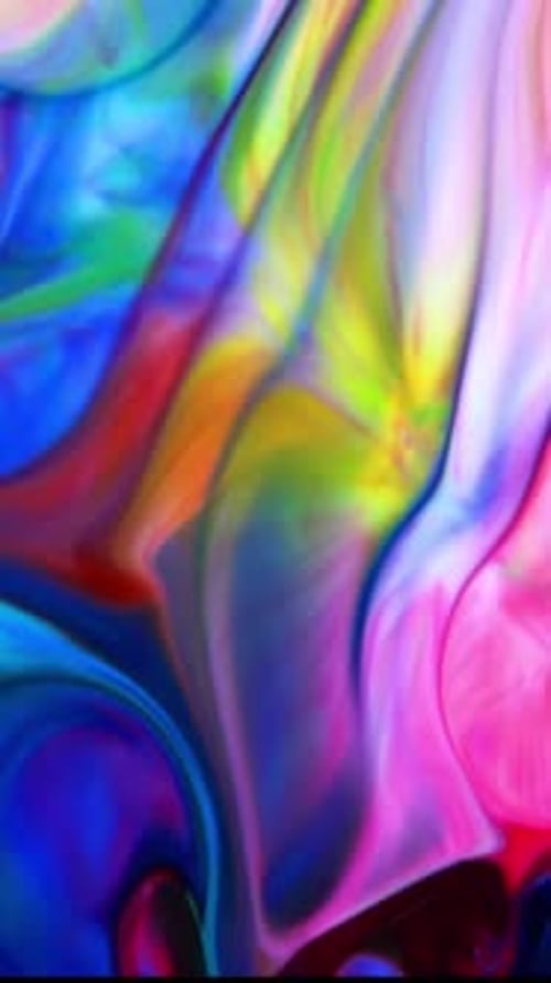 Abstract Vertical Colorful Acrylic Painted Background 8