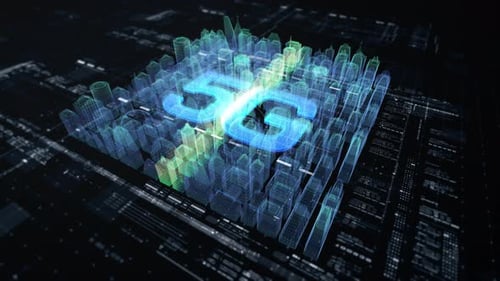 Futuristic City Wide 5G High Speed Communication 01