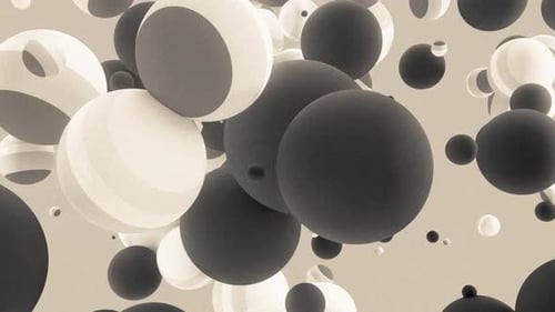 Balls Of Different Colors And Sizes