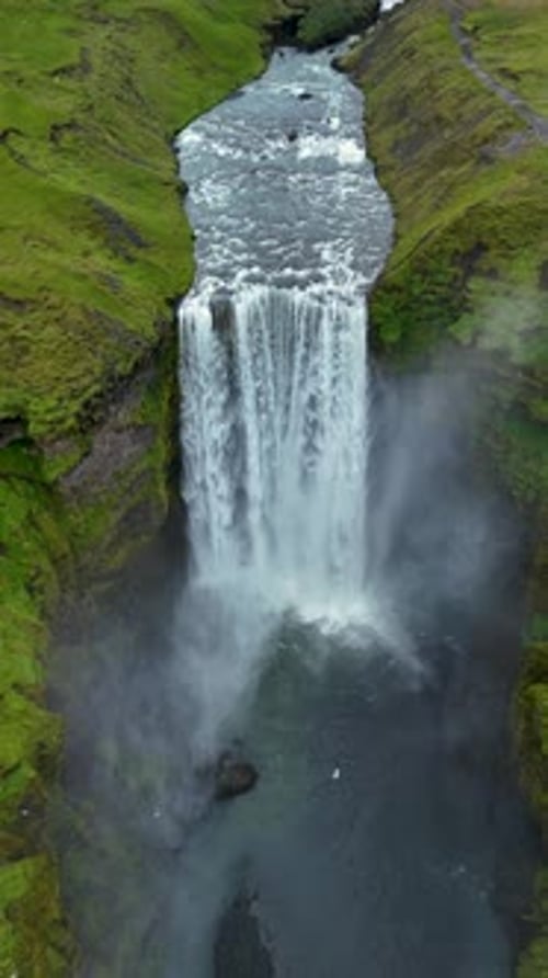 Discover Skogafoss Waterfall in Iceland Majestic Landscape