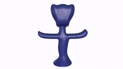 huggy wuggy toy 3d object rotating loop