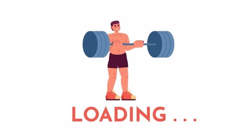 Animated Powerlifter Loader
