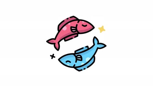 L'astrologie révèle le lien cosmique entre le poisson rose et le poisson bleu.