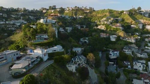 Wildfire risk in Los Angeles neighborhoods and the landscape before disaster