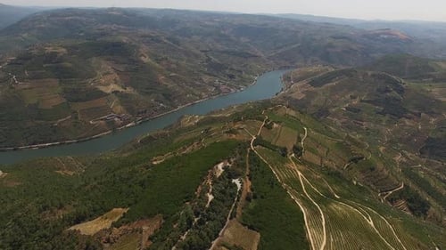 Panoramic View of The Douro River