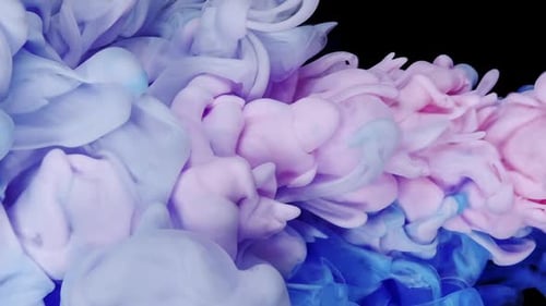 Abstract Flowing Ink in Water