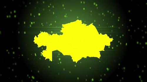 Kazakhstan Digital Map Intro