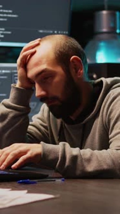 Vertikaler Video-Codierer fühlt sich schläfrig und arbeitet an Programmiercode