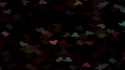 Abstract Colorful Fluid Morphing Particles Background