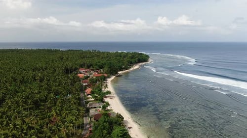 Krui Drone Aerial of Sumatera Indonesia