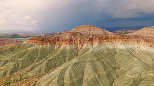 Aerial View of Nallihan Rainbow Hills