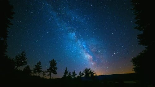 Voie lactée et étoiles