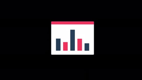 Data Graph Animation Video - Transparent