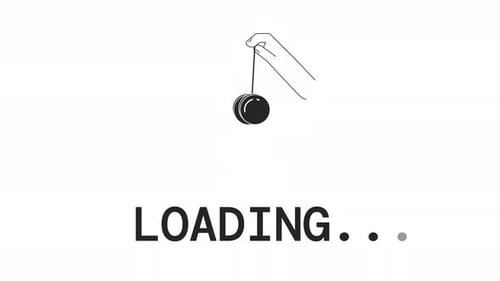Minimalist Yo-Yo Loading Progress Animation