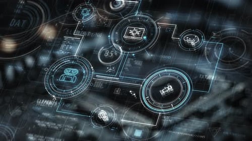 Scheme of Work of Artificial Intelligence in Virtual Space