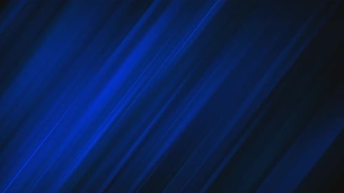 Abstract Blue Diagonal Light Rays Motion Background