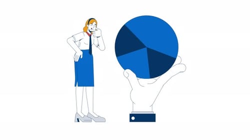 Taking closer look at data 2D animation