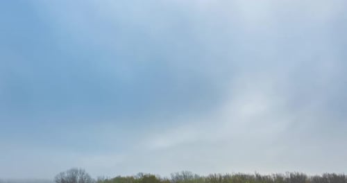 Mountain Meadow Timelapse at the Autumn Sunrise Time Wild Nature and Rural Grass Field Morning Heavy