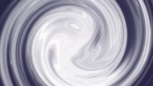 Abstract Fluid Swirl White Gray Background Loop