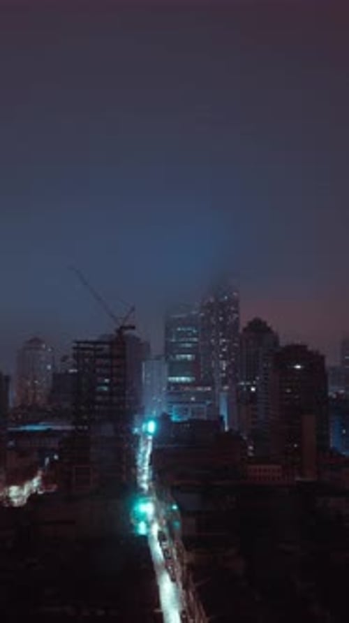 Shanghai China Night City Illumination