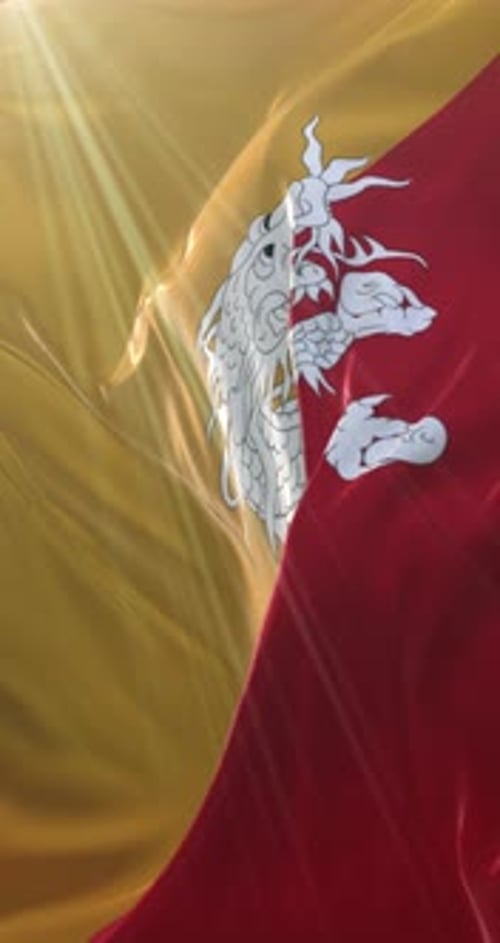 Drapeau du Bhoutan