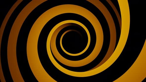 Colorful Hypnotic Tunnel Optical Illusion Loop Animation