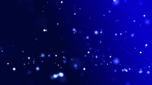 Abstract Blue Particle Background Loop