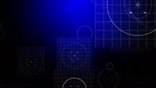 Tecnologia: laço de fundo azul