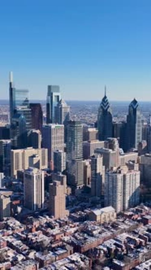 Amazing Downtown Philadelphia At Philadelphia In Pennsylvania United States.